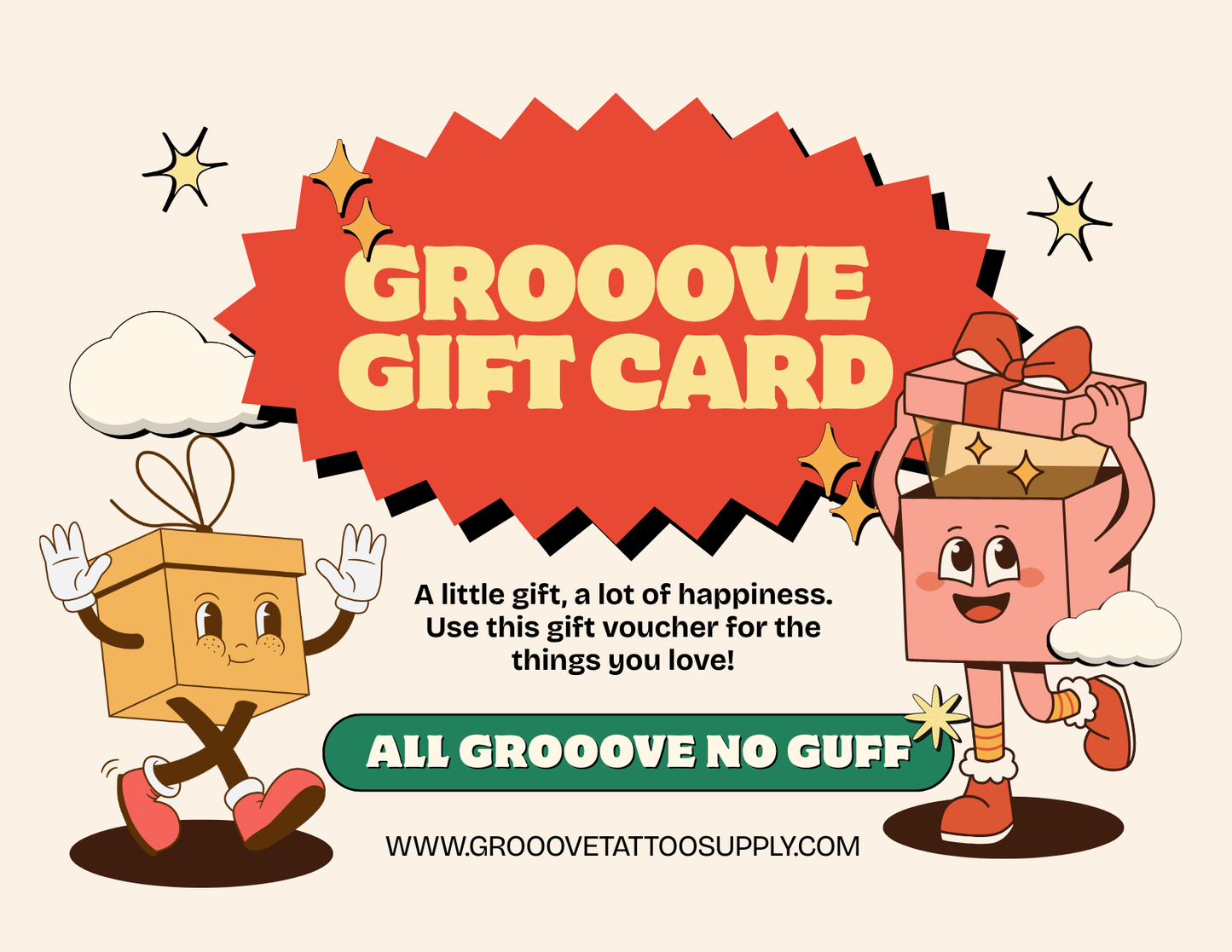 Grooove Tattoo Supply Gift Card